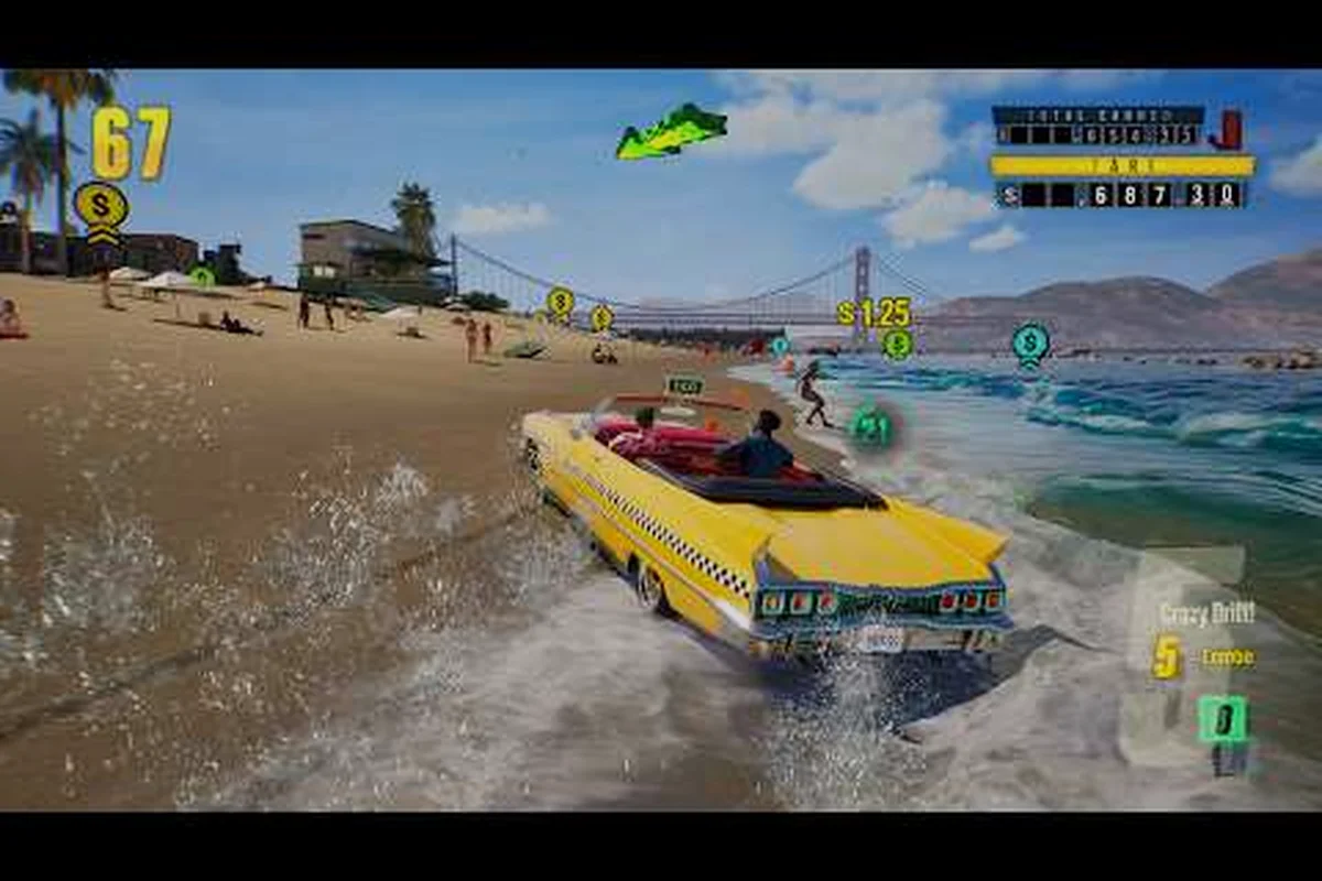 Crazy Taxi: World Tour Cars — Lista completa de la alineación de 6 taxis